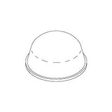 Foot, Bumper/4/pkg. Beckman/Idex Part:  X01-002542-001/RPB896