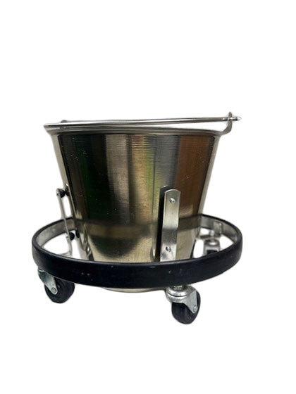 Brewer Stainless Steel Kick Bucket with Frame