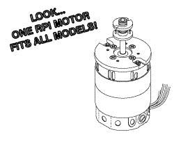 Centrifuge Motor & Spindle Assembly - CAM115