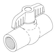 Drain Valve (1/2") For Chattanooga Hydrocollator - CHV009