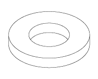 Sealing Washer For Chattanooga Hydrocollator , 3/pkg.  - CHW006