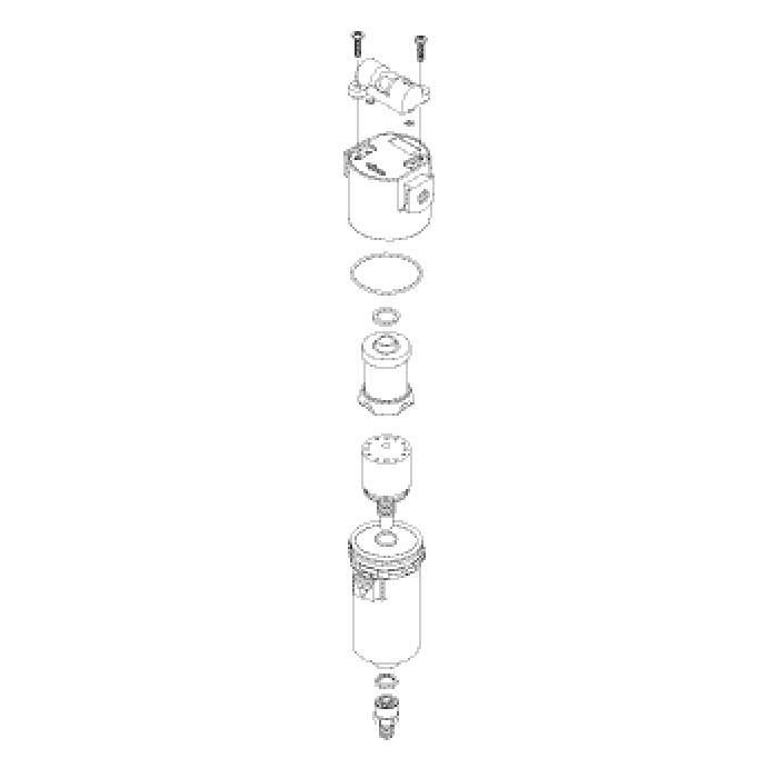 Coalescing Filter Assembly For Dental Compressor - CMA021