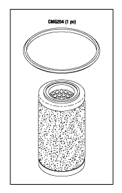 Particular Filter Element For Dental-EZ/Custom Air/Ramvac - Osprey  -CME228