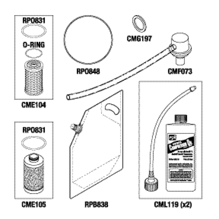 Compressor PM Kit For DentalEZ Compressor- CMK152