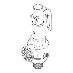 Booth Medical - Safety Valve 40psi - CSV086 (OEM Part #56916/150828-478)