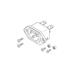 Receptacle, AC Inlet Covidien/Valley Lab Force ESU Part: 20908/RPR710