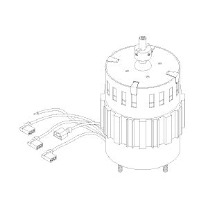 Motor, Assembly For Compact II Centrifuge Part: 0226-600-001/CAM102