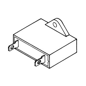 Capacitor, Motor Start C-86, Compact, Isolette Part: 42022506/AIC058