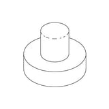 Bumper, Rubber For Dynac Centrifuge, 3/pkg. Part: 42010112/CAB005
