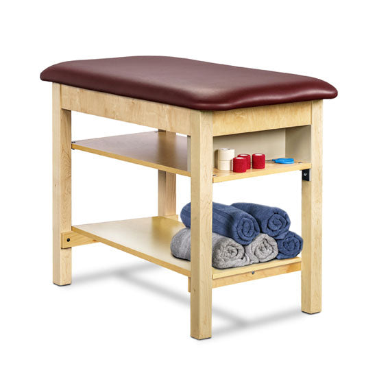 Clinton 1702C Classic Taping Table with Upper & Lower Shelf