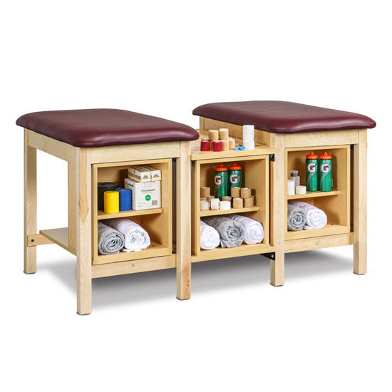 Clinton 1703 Classic Taping Station with Tiered Shelf Boxes