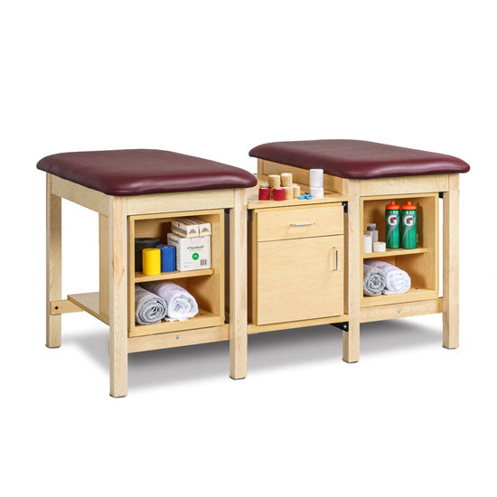 Clinton 1704 Classic Taping Station w/ Tiered Shelf Boxes & Door/Drawer