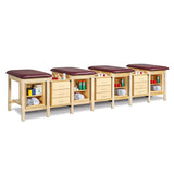 Clinton 1705 Classic Taping Station w/ Tiered Shelf Boxes & Drawers