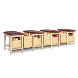 Clinton 1706 Classic Taping Station w/ Open Shelf, Doors & Drawer