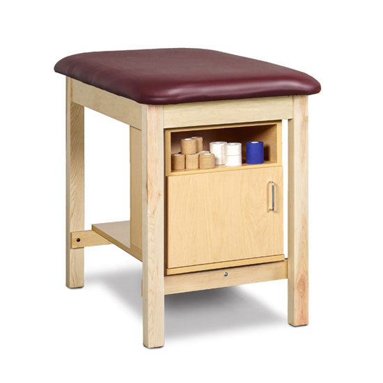 Clinton 17061 Classic Taping Table with Open Shelf & Door