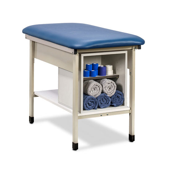 Clinton 31703 Ironside Taping Table w/ Open Shelf Storage