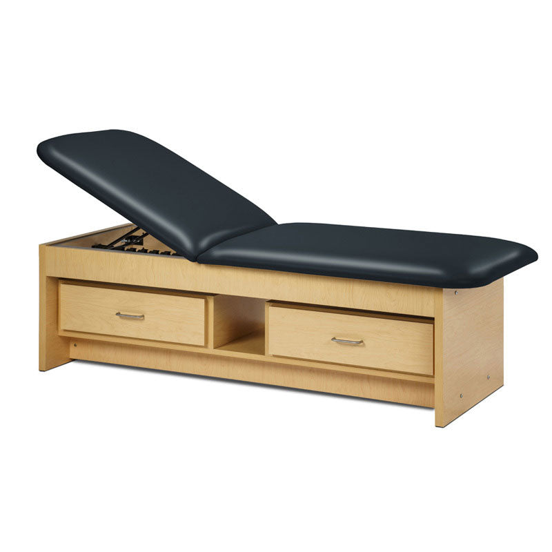 Clinton 3913-27 KD Panel Leg Recovery Couch w/ Drawers