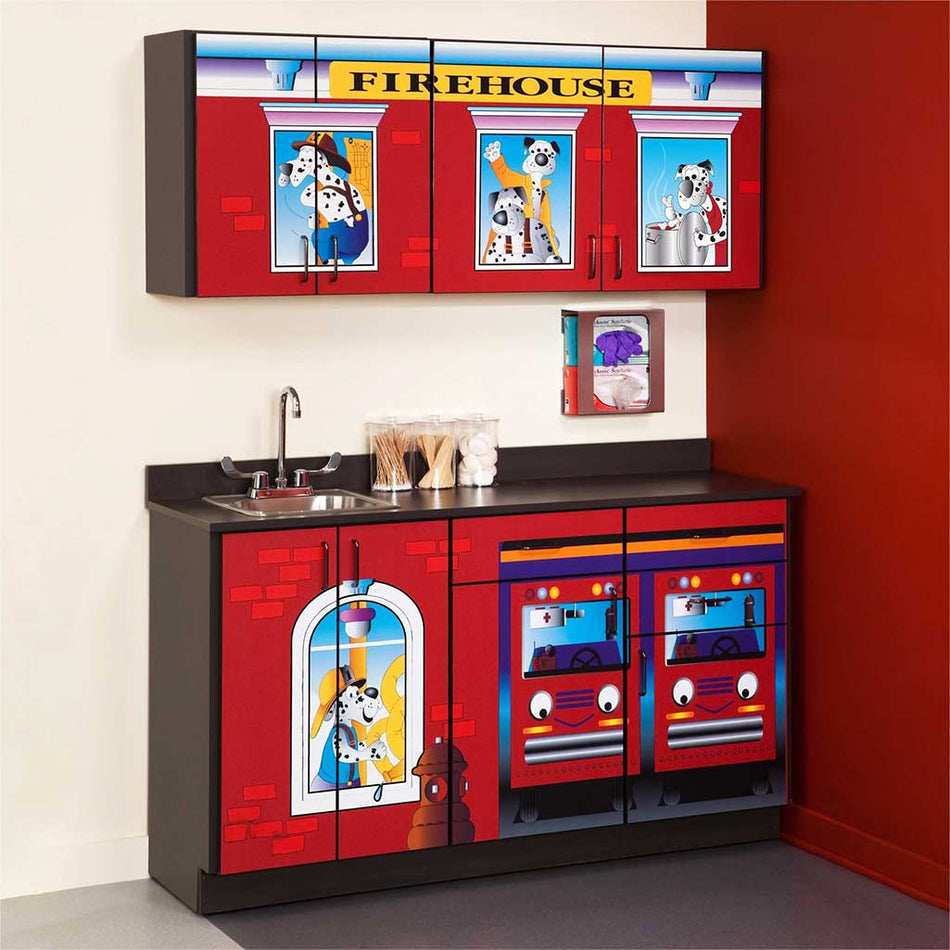 Clinton 6130-BW Fun Series Firehouse Pediatric Cabinet