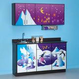 Clinton 6131-BW Imagination Series Cool Pals Pediatric Cabinets