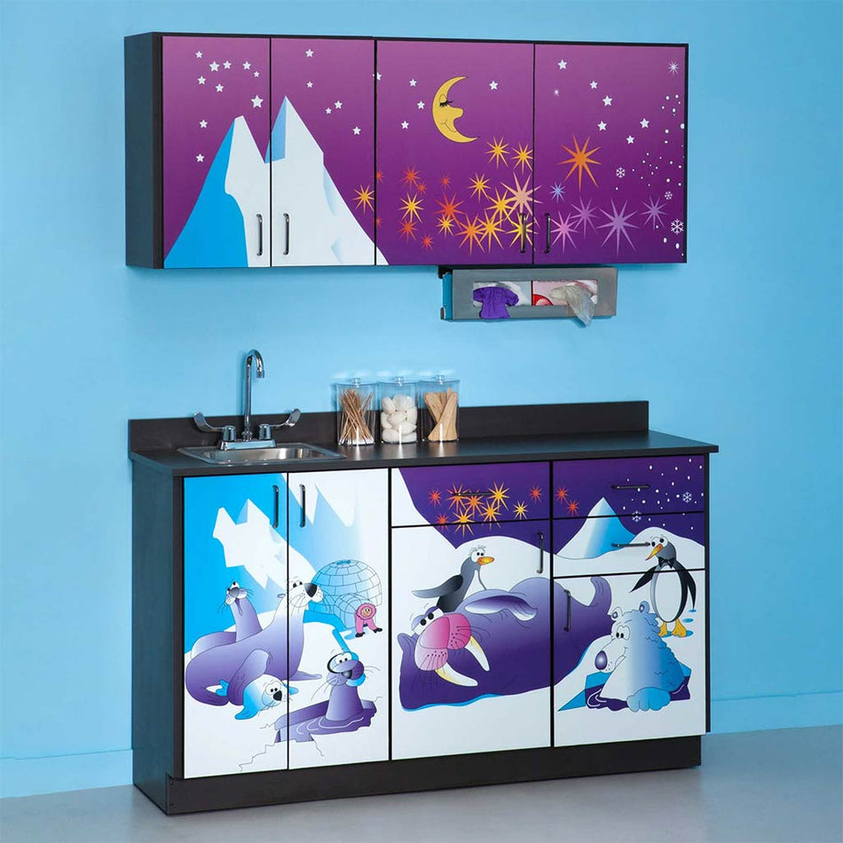 Clinton 6131-BW Imagination Series Cool Pals Pediatric Cabinets