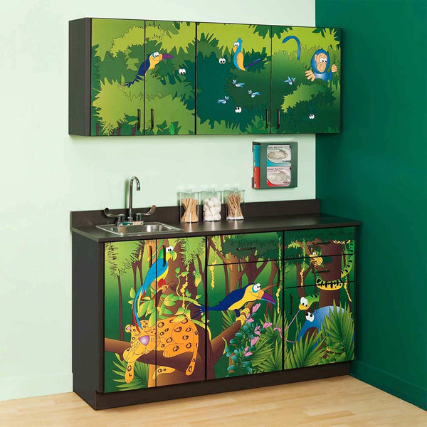 Clinton 6132-BW Imagination Series Rainforest Pediatric Cabinet