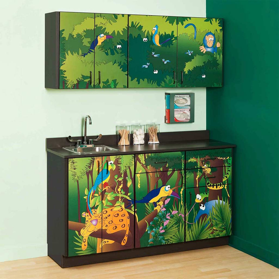 Clinton 6132-BW Imagination Series Rainforest Pediatric Cabinet