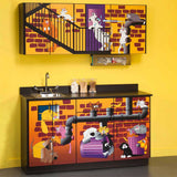 Clinton 6137-BW Imagination Series Cats & Dogs Pediatric Cabinet