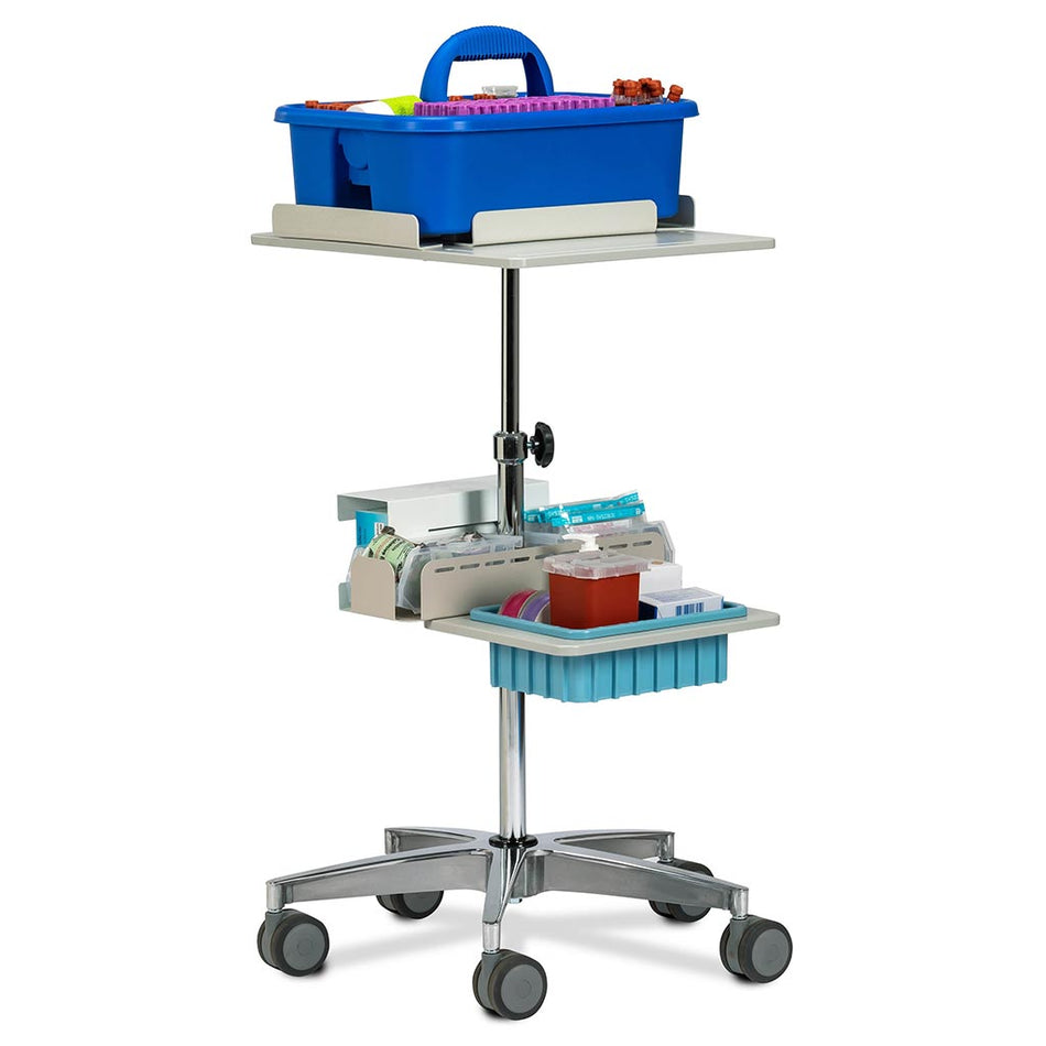 Clinton 67021 Store & Go Phlebotomy Cart