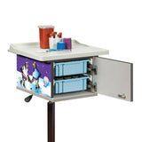 Clinton 67231 Cool Pals 2-Bin Phlebotomy Cart