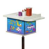 Clinton 67236 Ocean Commotion 2-Bin Phlebotomy Cart