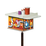 Clinton 67237 Alley Cats & Dogs 2-Bin Phlebotomy Cart