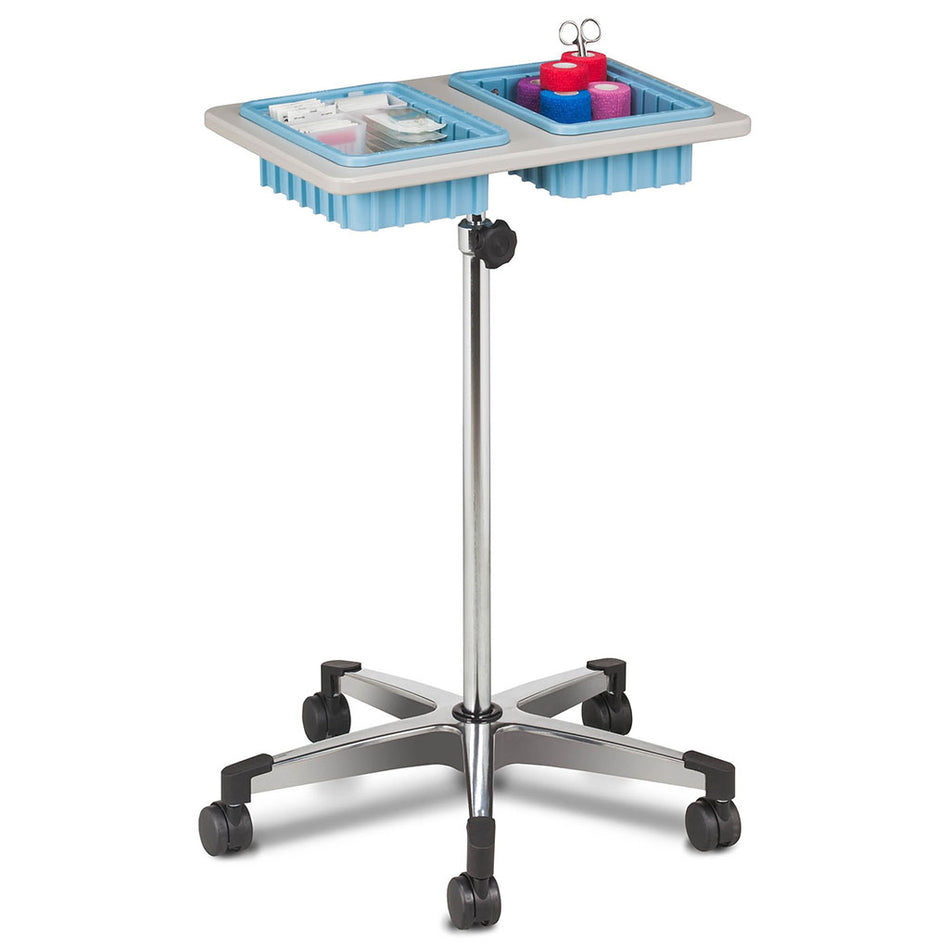 Clinton 6902 Mobile Two-Bin Phlebotomy Stand