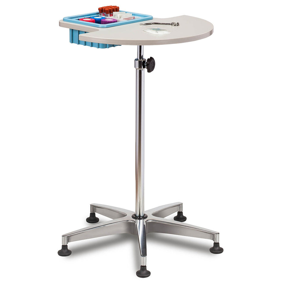 Clinton 6950 Stationary Half Round Phlebotomy Stand