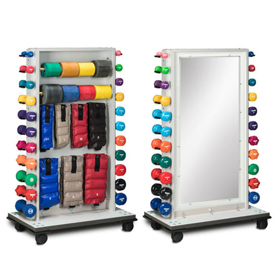 Clinton 7031-F Double Weight Rac with Mirror