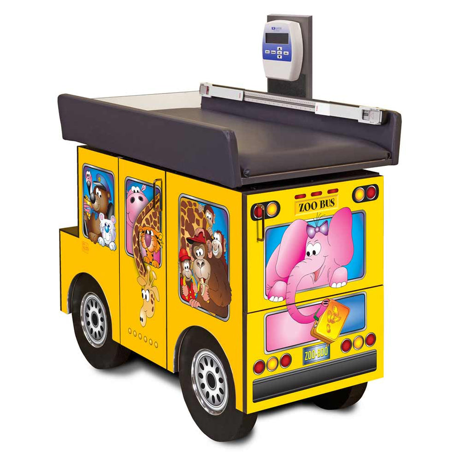 Clinton 7822 Fun Series Zoo Bus Scale Table, Pediatric