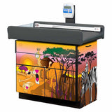 Clinton 7851 Imagination Series Serengeti Sunrise Scale Table, Pediatric