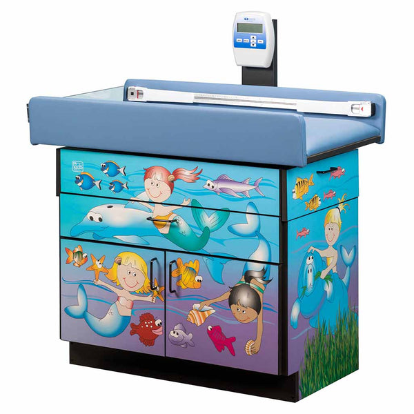 Clinton 7854 Imagination Series Mermaids Scale Table, Pediatric