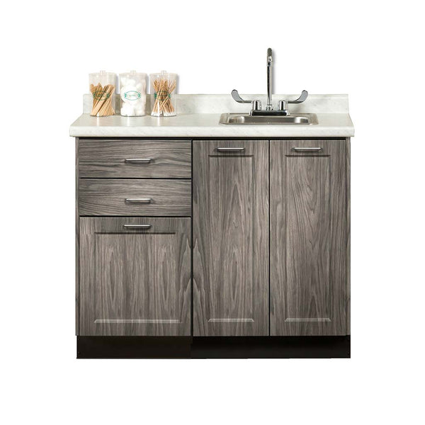 Clinton 8642 Fashion Finish Base Cabinet w/ 3 Doors & 2 Drawers