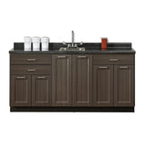 Clinton 8672 Fashion Finish Base Cabinet w/ 6 Doors & 3 Drawers