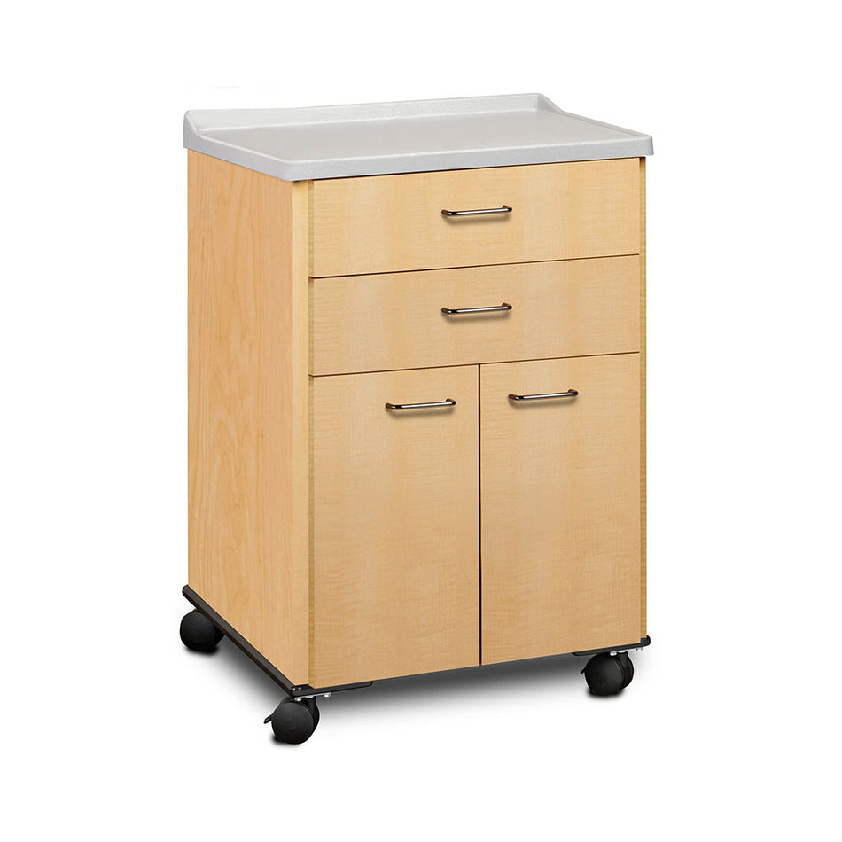Clinton 8922-A Mobile Treatment Cabinet w/ Molded Top, 2 Doors, 2 Drawers