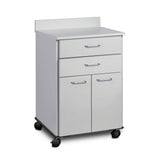 Clinton 8922 Mobile Treatment Cabinet w/ 2 Doors & 2 Drawers