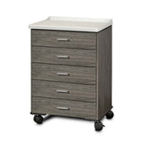 Clinton 8950-AF Mobile Treatment Cabinet - Fashion Finish