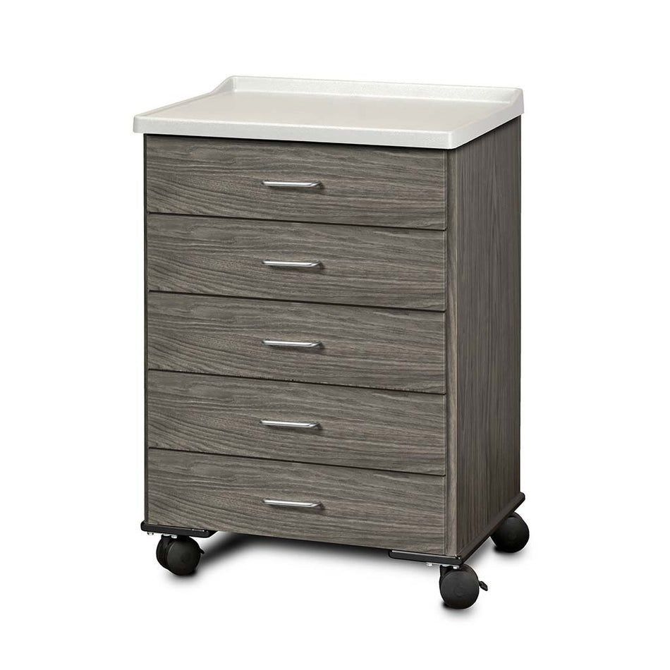 Clinton 8950-AF Mobile Treatment Cabinet - Fashion Finish