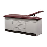 Clinton Sports Training Table - Center Drawers, Closed-Door, Double Leg Lift