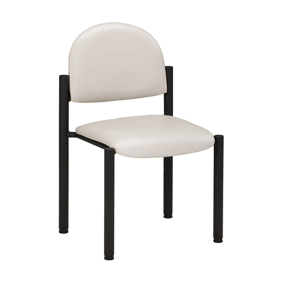 Clinton C-40B Black Frame Exam Room Chair No Arms