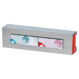 Clinton GS-3022 Double Slimline Stainless Steel Glove Box Holder