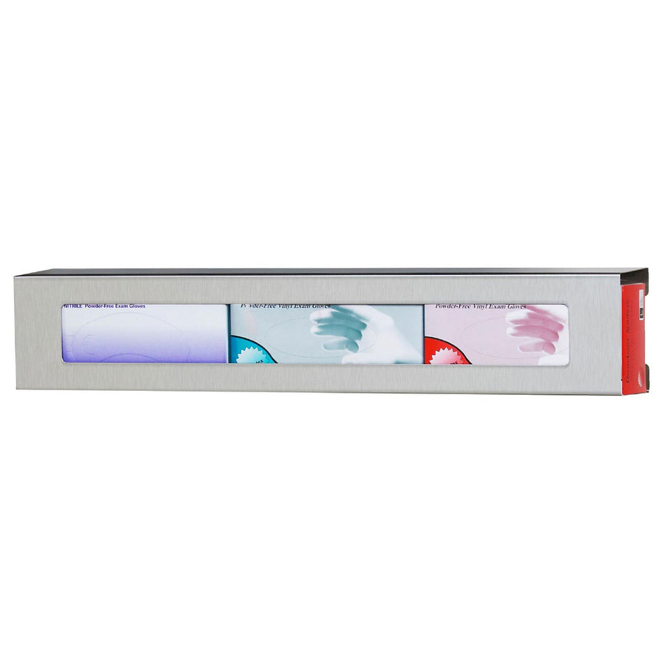 Clinton GS-3033 Triple Slimline Stainless Steel Glove Box Holder