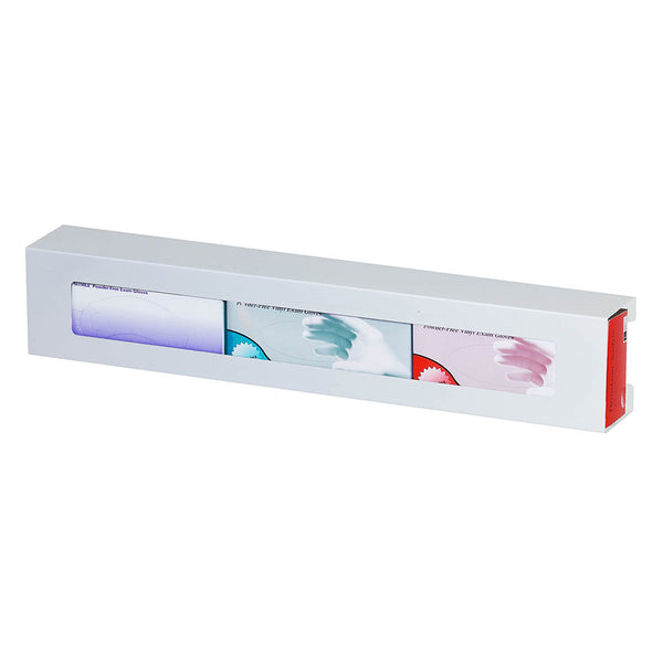 Clinton GW-2033 Triple Slimline White Steel Glove Box Holder