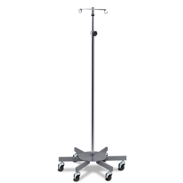 Clinton IV-33 6-Leg, 2-Hook Infusion Pump Stand
