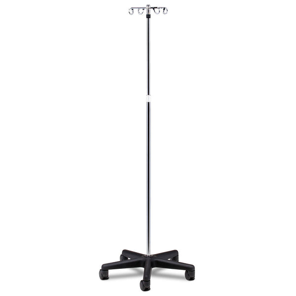 Clinton IV-474 5-Leg, 4-Hook Economy Twist Lock IV Pole